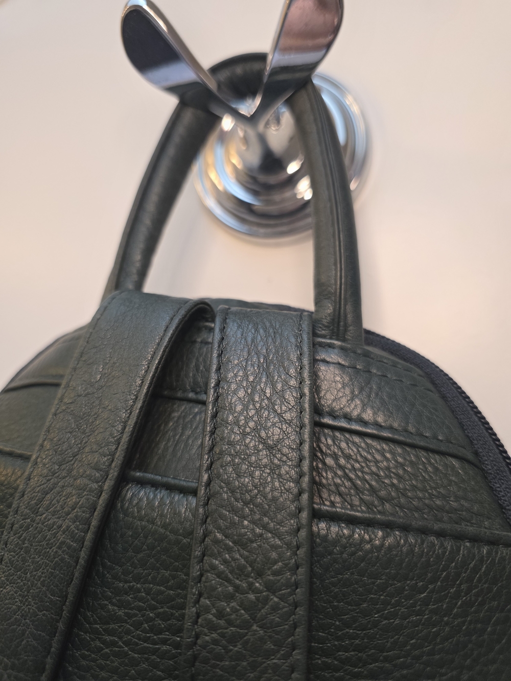 Osgoode Marley Genuine Leather Teardrop Backpack | RFID Protected - Picture 10 of 15